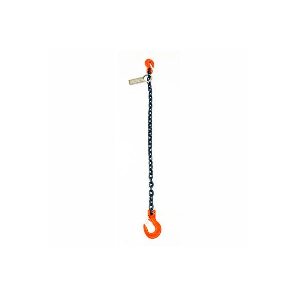 Mazzella Mazzella Lifting B151115 8' Single Leg Chain Sling W/ Sling/Grab Hook S5193208S02 - main
